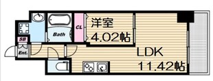 プレジオ鎗屋町の物件間取画像